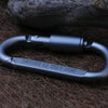 D Shape Lock Survival Hook Camp Carabiner